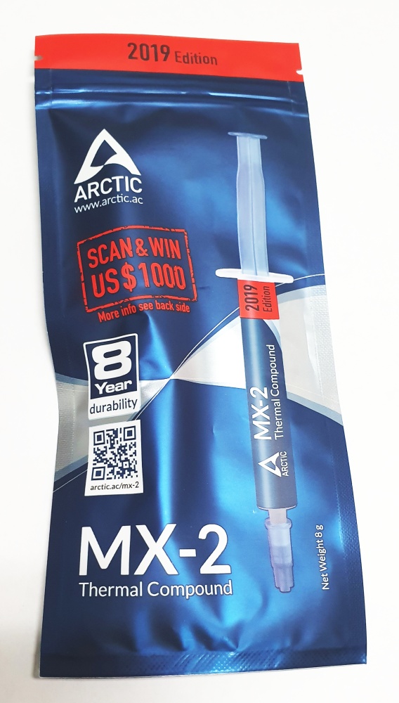 Паста теплопроводная Arctic MX-2 Thermal Compound 8гр. 5.6WMK