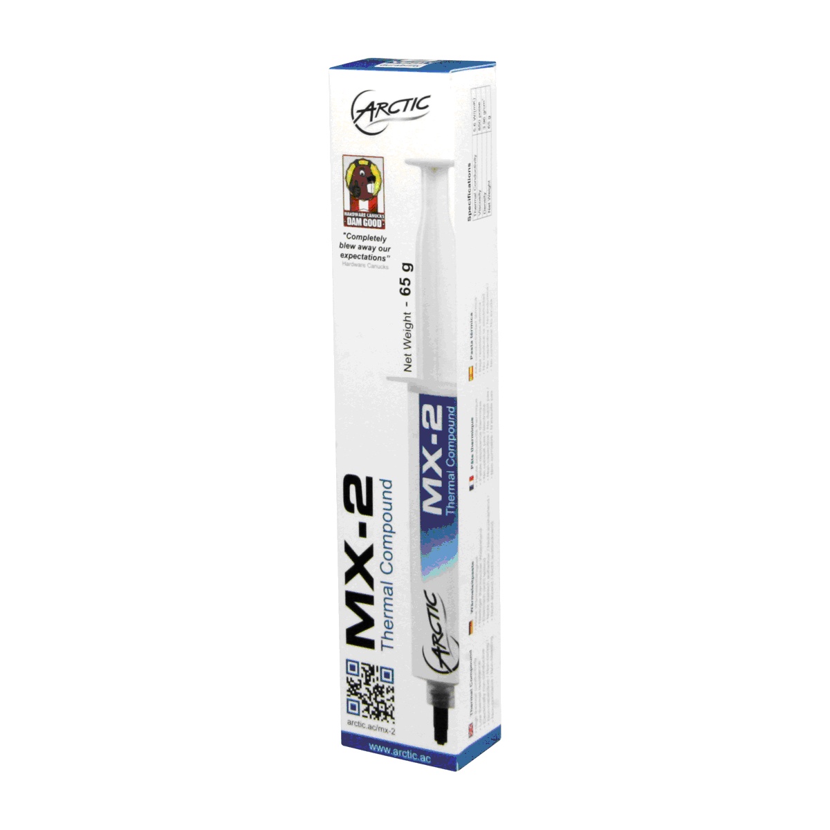 Паста теплопроводная Arctic MX-2 Thermal Compound 65гр. 5.6WMK