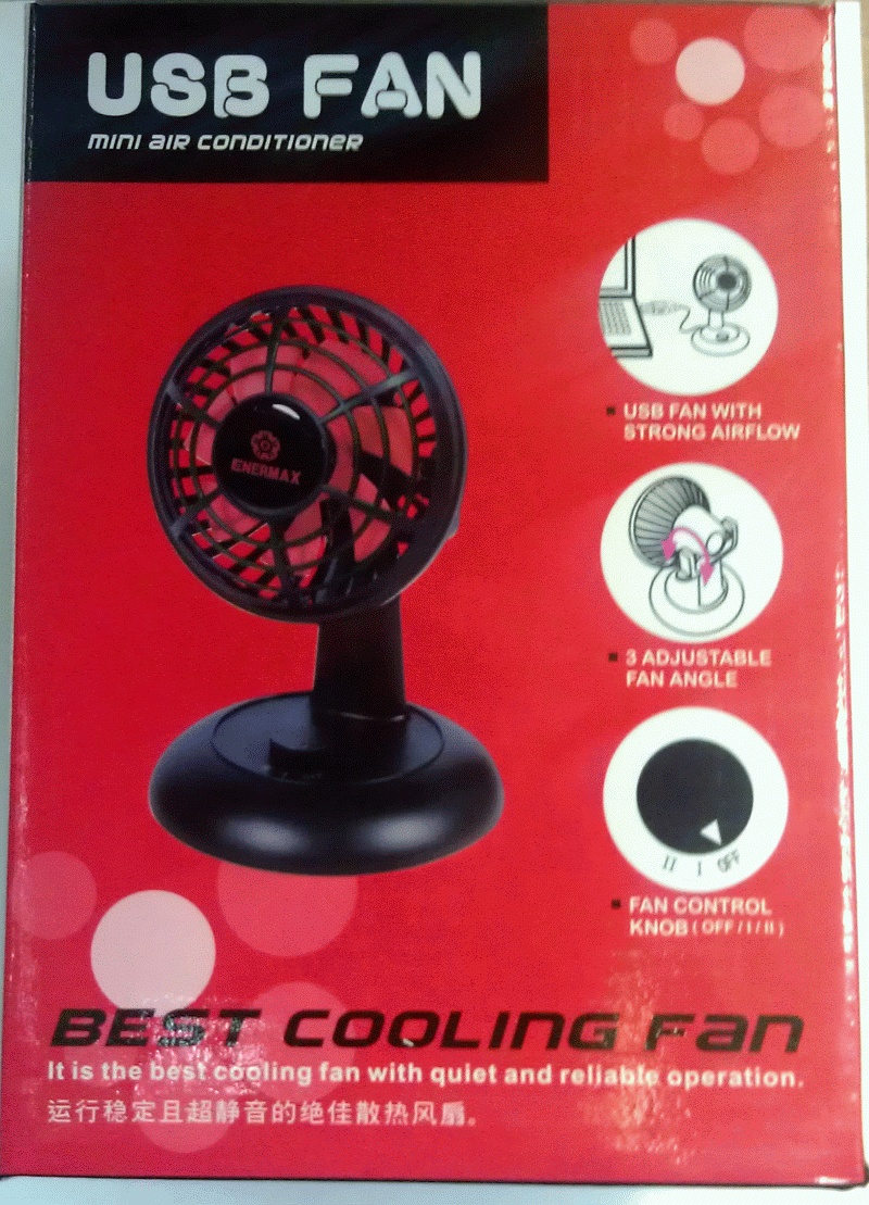 Вентилятор Enermax Usb Fan CP103 UCMA12-USB