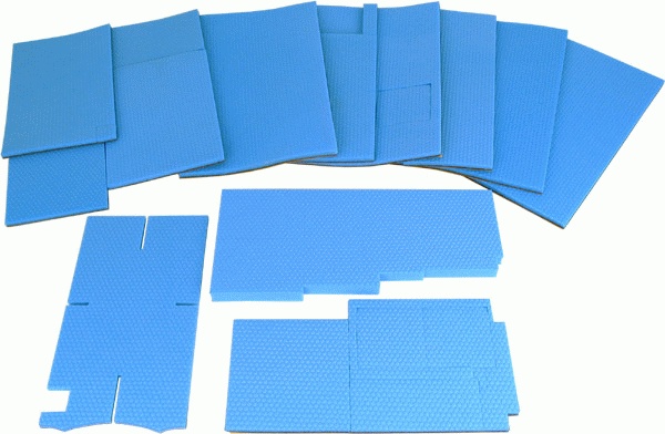 Аксессуары be quiet! Шумоизоляция Noise-Dampening Chieftec Big-Tower, niebieskie BGZ04 Blue