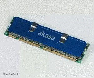 Радиатор на DDR-DDR2 Akasa AK-171BL Алюминиевый охладитель RAM