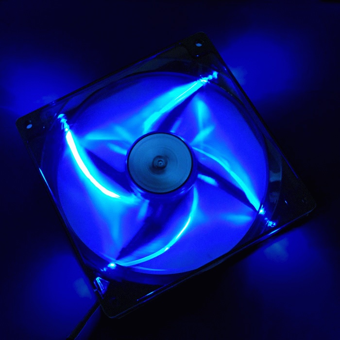 Вентилятор 140x140x25 Prolimatech Blue Vortex 14 LED