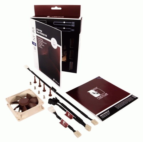 Вентилятор 80х80х25 Noctua NF-R8 PWM 1800rpm