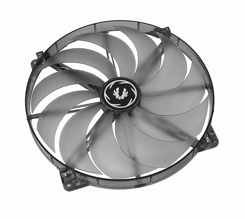 Вентилятор BitFenix 200x200x20 Spectre LED Green (BFF-BLF-20020G-RP)