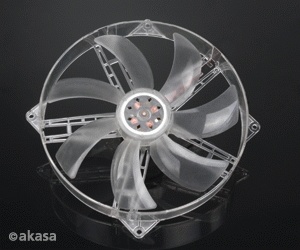 Вентилятор Akasa 180x180x25 Blue LED AK-F1825SM-CB