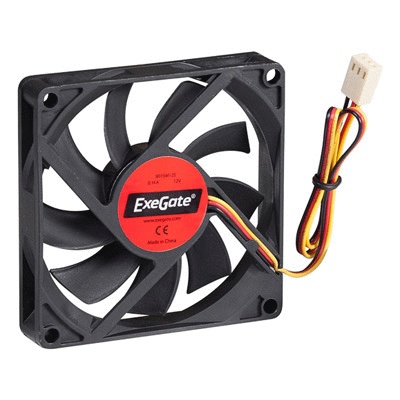Вентилятор Exegate 80x80x15 8015M12S разъем 3pin