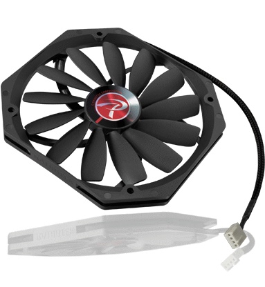 Вентилятор RAIJINTEK 140x150x13 Aeolus Alpha , черный