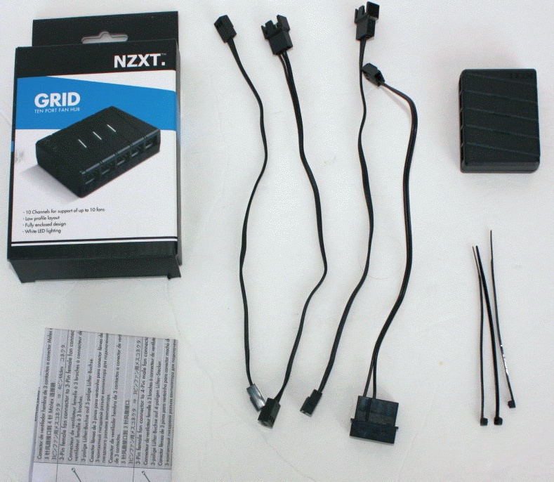 Разветвитель NZXT AC-GRID-10-M1 Grid 10-Port Fan Hub