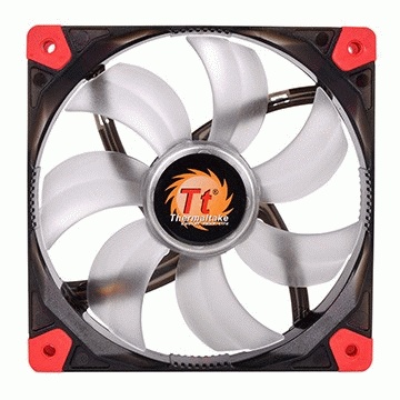 Вентилятор 120x120x25 Thermaltake Luna 12 LED Red (CL-F017-PL12RE-A)