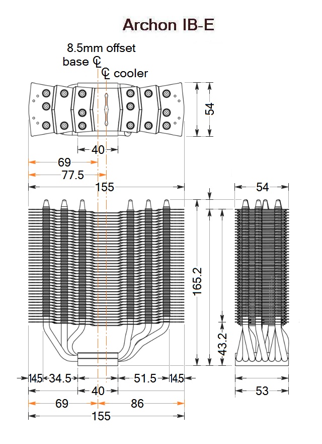 Кулер ЦПУ Thermalright Archon IB-E X2