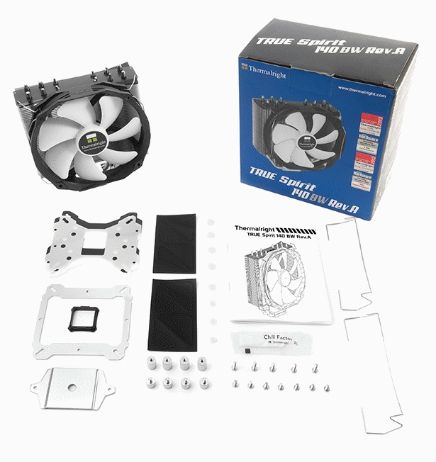 Кулер ЦПУ Thermalright TRUE Spirit 140 Rev.A (BW) TS-140-A-BW