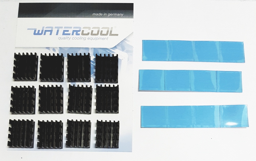 Радиаторы на видеопамять WaterCool VGA RAM 12шт упаковка