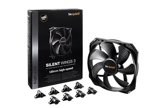 Вентилятор 120x120x25 be quiet! Silent Wings 3 High Speed 2200 rpm BL068