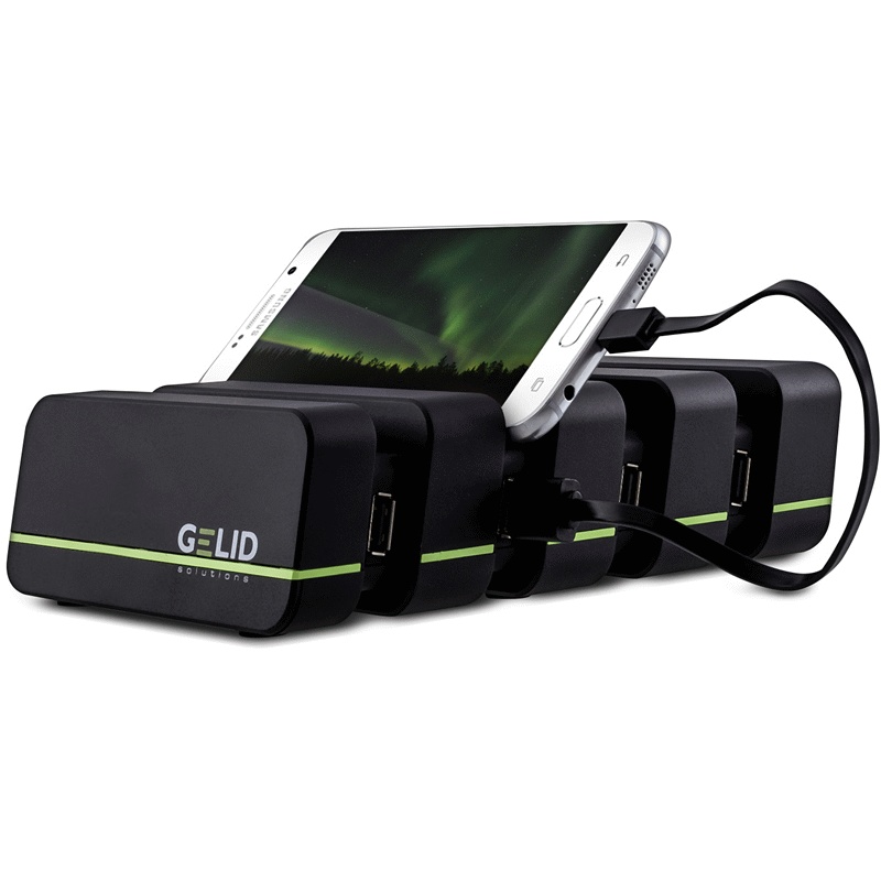 Зарядная станция GELID Solutions Fourza, 4 порта, макс.ток 2.4А PC-CH01-A