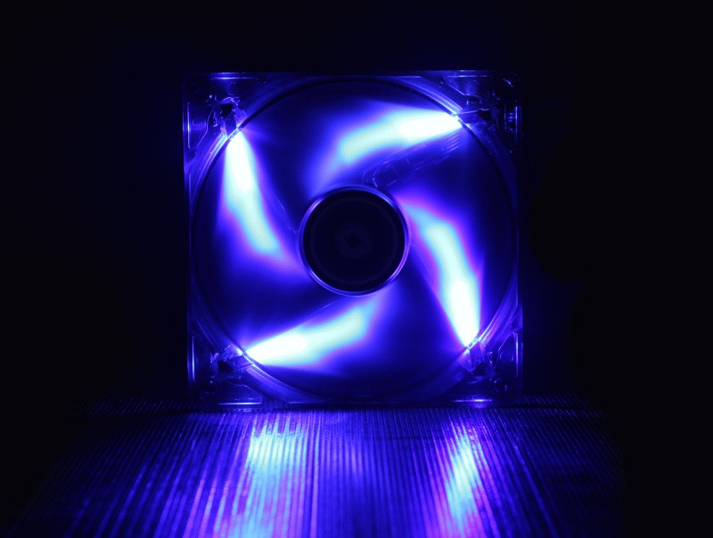 Вентилятор 140x140x25 BitFenix Spectre LED PWM синий BFF-BLF-P14025B-RP