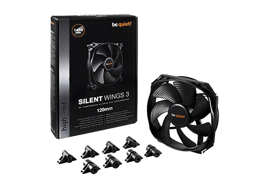Вентилятор 120x120x25 be quiet! SilentWings 3 1450rpm BL064