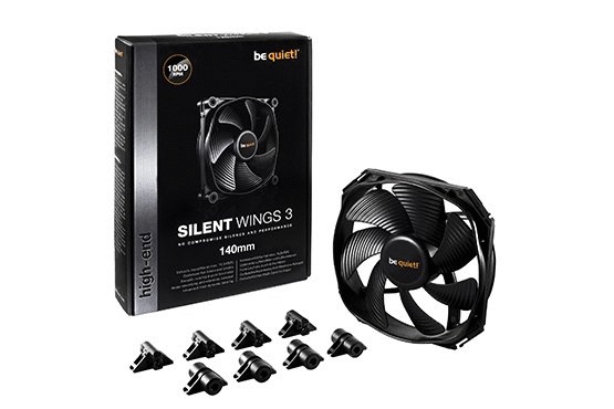 Вентилятор 140x140x25 be quiet! SilentWings 3 BL065