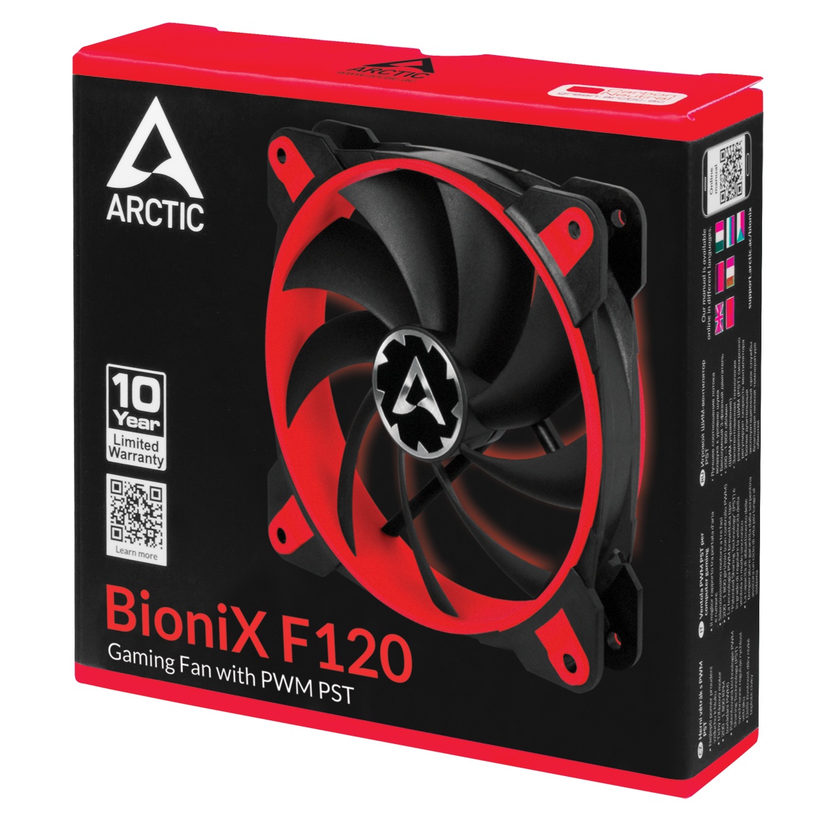 Вентилятор 120x120x27 Arctic BioniX F120 PWM PST (Red) ACFAN00092A
