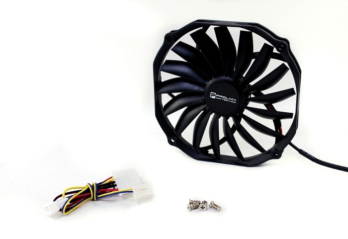 Вентилятор 140x140x15 Prolimatech Ultra Sleek Vortex 14