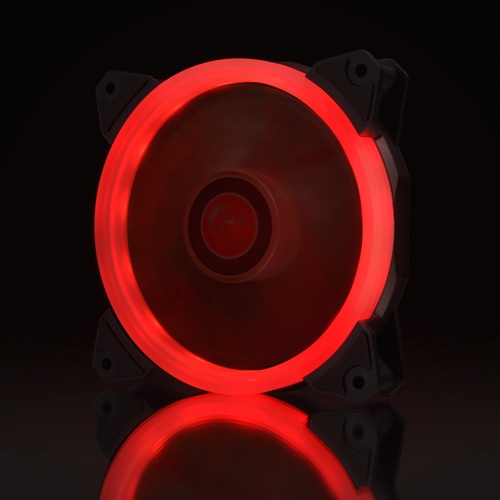 Вентилятор 120x120x25 RAIJINTEK IRIS 12 Красный
