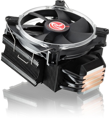 Кулер ЦПУ RAIJINTEK LETO PRO BLACK 2x120mm LED Белый