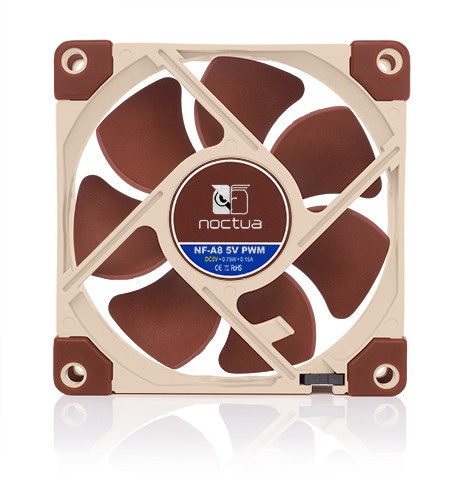 Вентилятор 80х80х25 Noctua NF-A8-5V , 450-2200rpm
