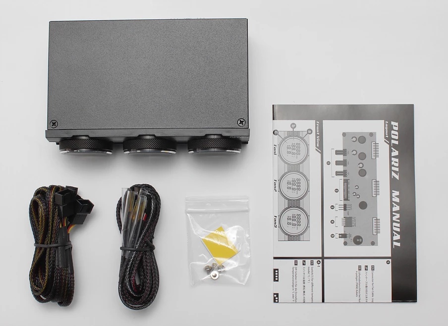 5,25 Панель REEVEN POLARIZ fan controller 3 channel electronic RFC-04