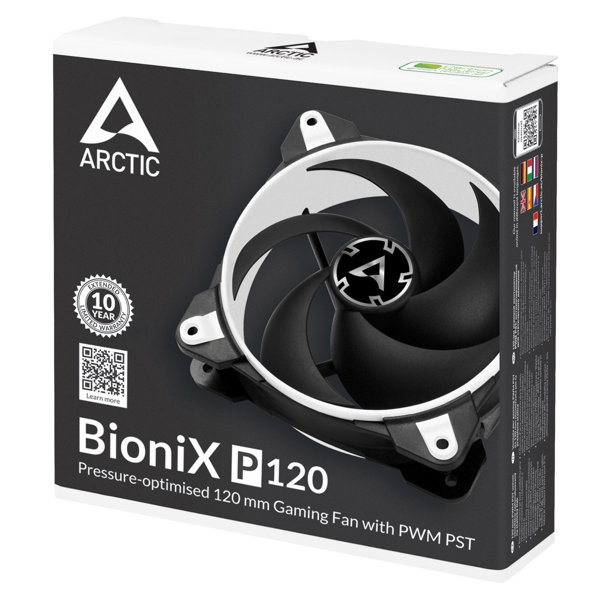 Вентилятор 140x140x28 Arctic BioniX P140 (WHITE) PWM ACFAN00128A