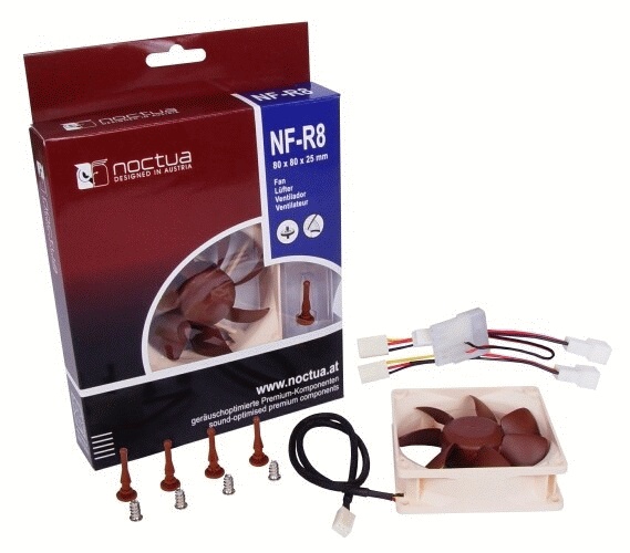 Вентилятор 80х80х25 Noctua NF-R8 1800rpm