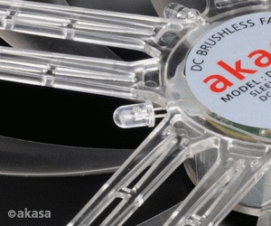 Вентилятор Akasa 220x220x30 LED CASE FAN AK-F2230SM-CB