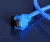 Кабель SATA Akasa AK-CBSA01-05BV Blue-UV 6Gb/s SATA3 cable 50cm