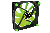 Увеличить Вентилятор 120x120x25 GELID Solutions Wing 12 UV Green 120mm, 1500rpm FN-FW12-15