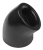 СВО Nanoxia Угловой проходной адаптер 30°, внутр. резьба G1/4 с обеих сторон, черный CF-MGF030