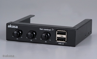 3,5 Реобас Akasa AK-FC-06-BK Черная