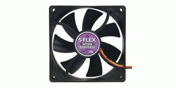 Вентилятор 92x92x25 Scythe S-FLEX SFF92B 1500rpm