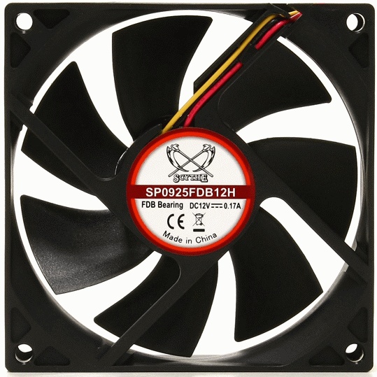 Вентилятор 92x92x25 Scythe Kama Flow2 92mm, 2200rpm SP0925FDB12H