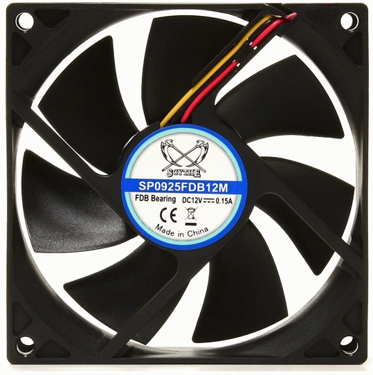 Вентилятор 92x92x25 Scythe Kama Flow2 92mm, 1700rpm SP0925FDB12M