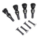 Антивибрационные винты Lamptron Deluxe Rubber Fan Screws - black