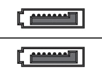 Кабель SATA Generic интерфейсный 57.5 см CBL-044L