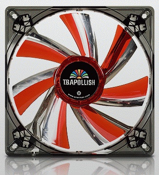 Вентилятор 140x140x25 Enermax T.B. Appolish RED LED UCTA14N-R