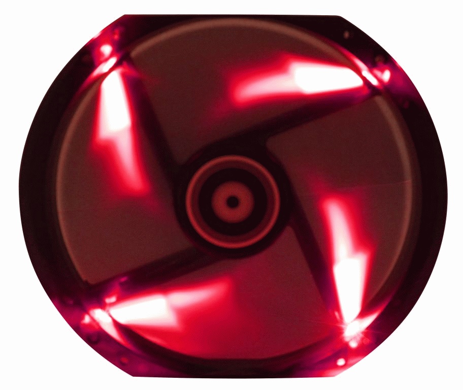 Вентилятор BitFenix 230x230x30 Spectre LED красный BFF-BLF-23030R-RP