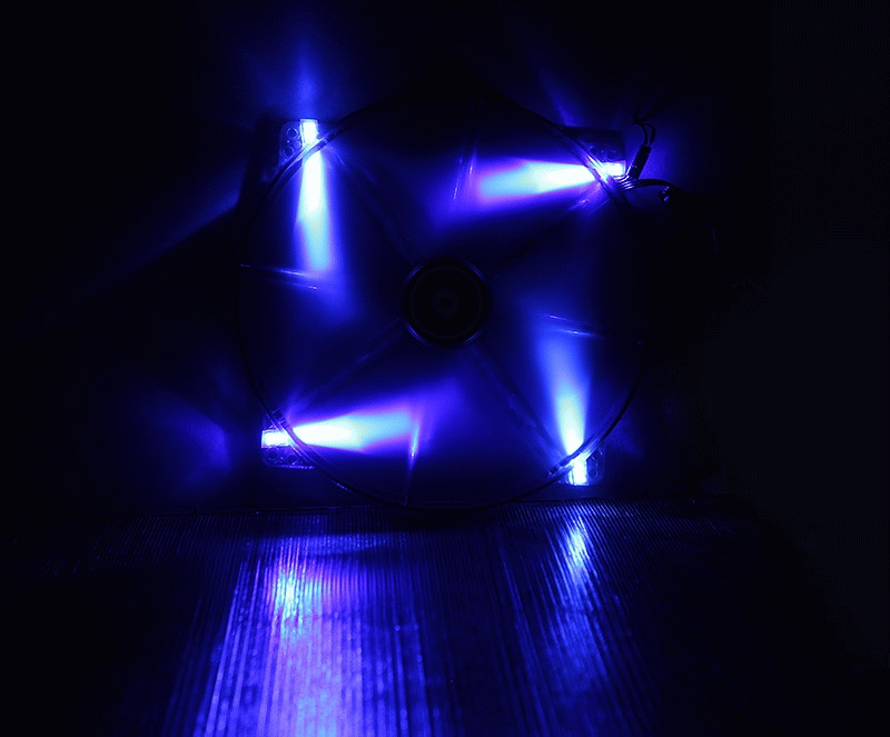 Вентилятор BitFenix 200x200x20 Spectre LED Blue (BFF-BLF-20020B-RP)