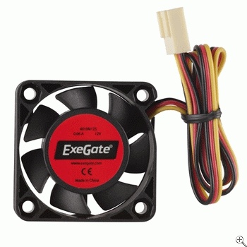 Вентилятор Exegate 40x40x10mm 4010M12S, SMART, 5000 об./мин., Sleeve, 3pin