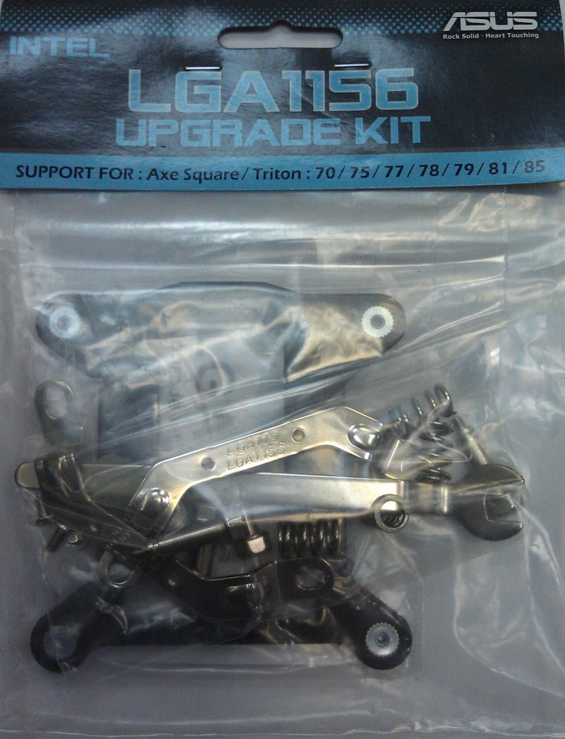 Набор крепления ASUStek LGA1155/1156 Upgrade Kit ID1 для Axe Square /Triton :70/75/77/78/79/81/85