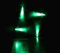 Вентилятор BitFenix 200x200x20 Spectre LED Green (BFF-BLF-20020G-RP)