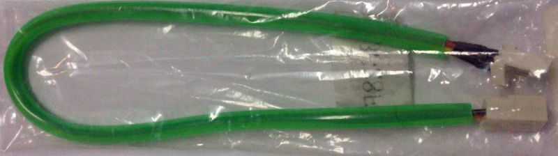 Удлинитель Generic 3-pin, 30см UV Зелёная оплётка