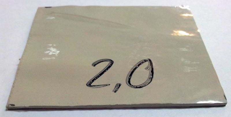 Термопрокладка Номакон 75x55x2.0 mm КПТД- 2М/3 1.4wmk мягкая