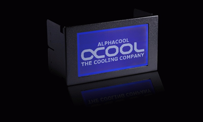 5,25 Панель Alphacool Graphical LCD-Display 240x128 Pixel Blue Negative - Black