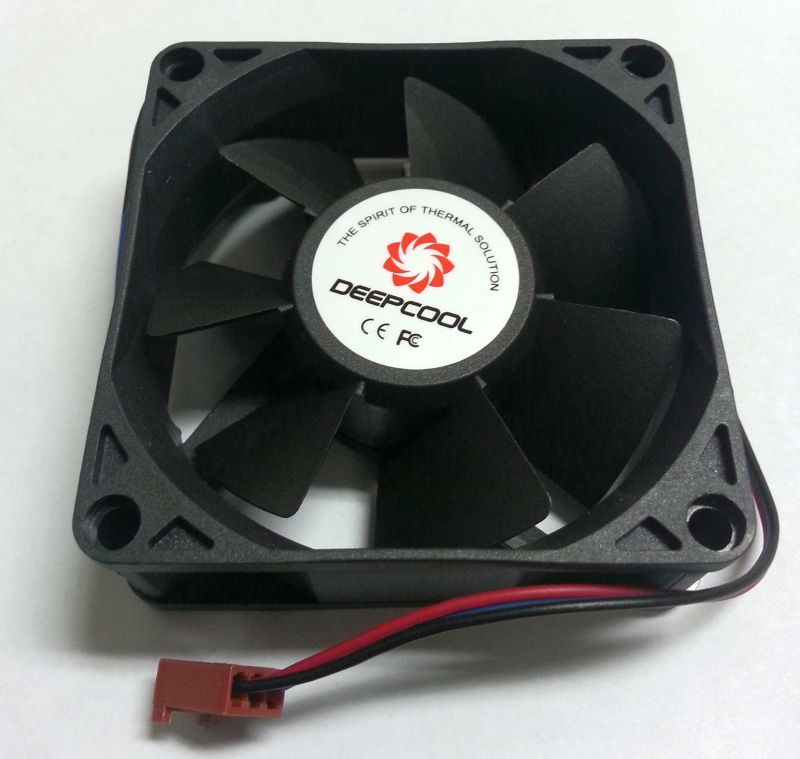 Вентилятор Deepcool 70x70x25 DF07025121BL: 3pin, шар.-подш.