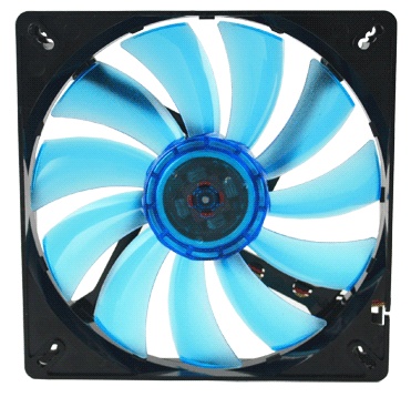 Вентилятор 140x140x25 GELID Solutions Wing 14 UV Blue 1200rpm FN-FW14B-12